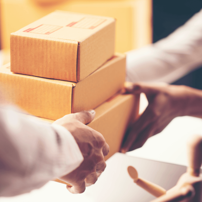 Parcel delivery illustrating intra-community acquisitions of goods and VAT obligations within the European Union